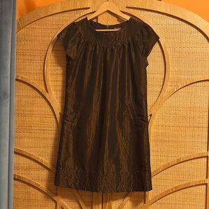 BCBG Brown Cap Sleeve Dress